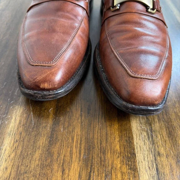 Allen Edmonds Brown Slip On Loafer Leather 10.5 - Picture 4 of 7